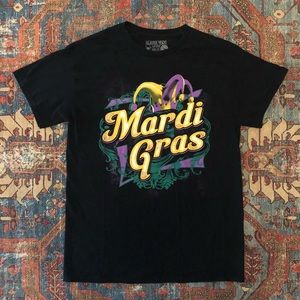 “Mardi Gras” Black T-Shirt